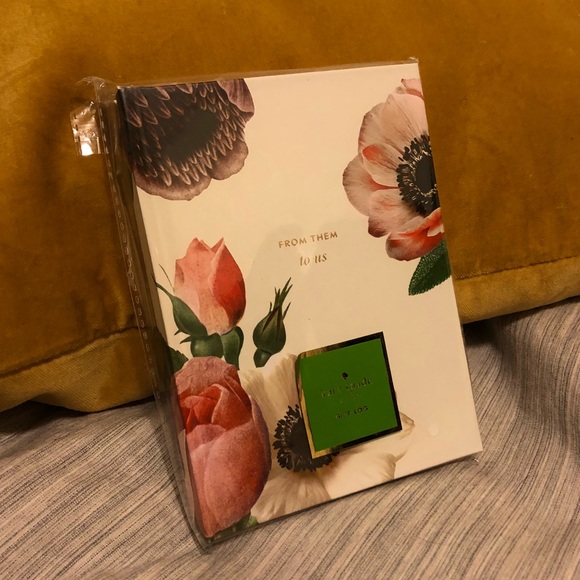 kate spade other new floral wedding gift log notebook poshmark